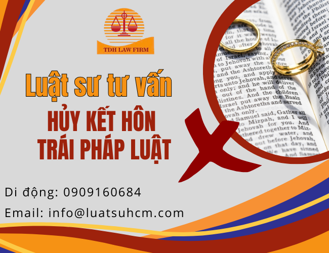 Luật sư tư vấn hủy kết hôn trái pháp luật