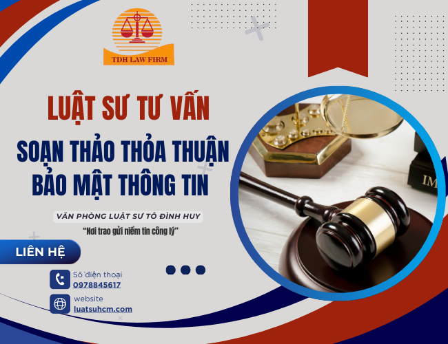 Soạn thảo Thỏa thuận bảo mật thông tin