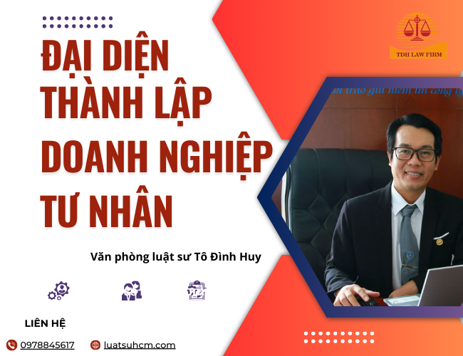 Đại diện thành lập doanh nghiệp tư nhân