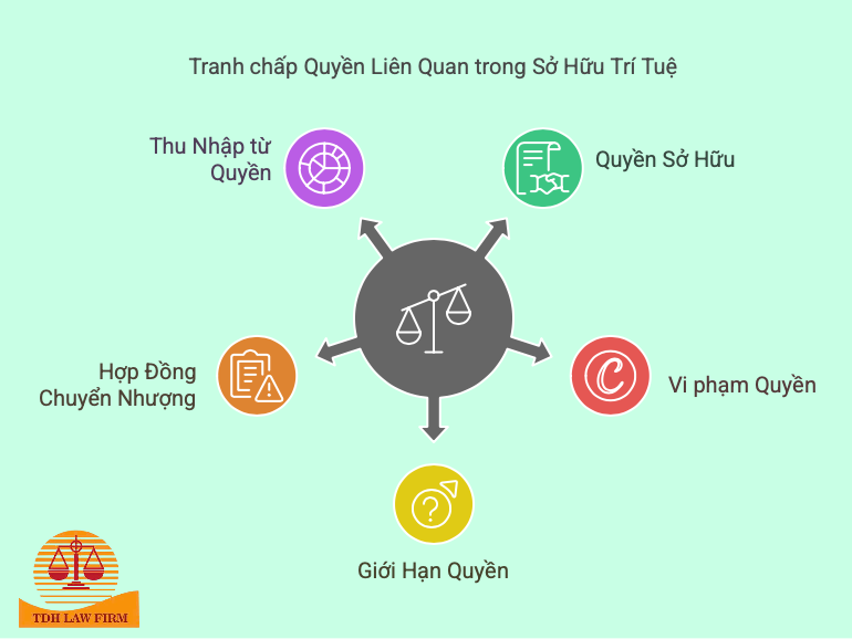 tranh chấp quyền liên quan