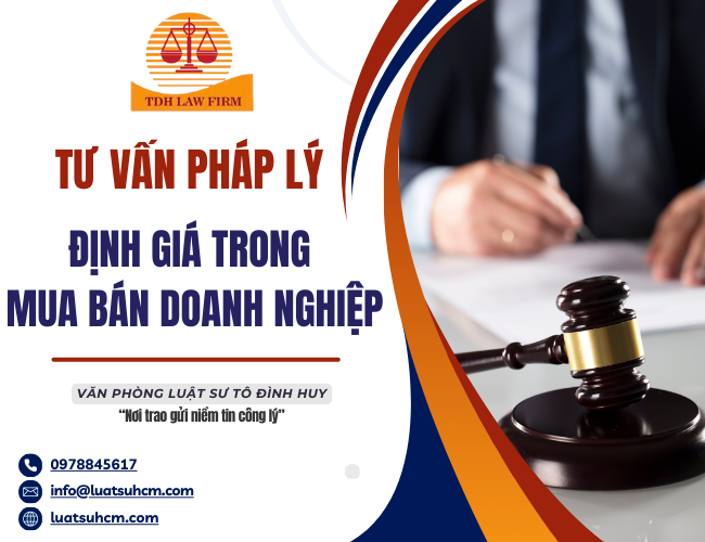Tư vấn pháp lý về định giá trong mua bán doanh nghiệp