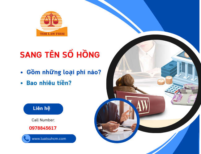 Sang tên sổ hồng bao nhiêu tiền?