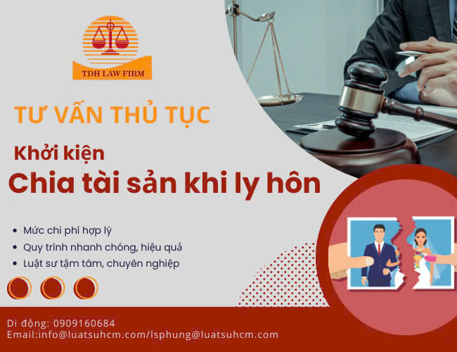 Tu van thuc tuc khoi kien chia tai san ly hon