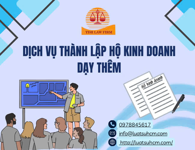 Dich vu thanh lap ho kinh doanh doanh day them