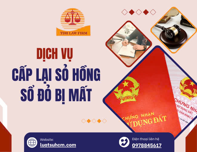 Dịch vụ cấp lại sổ hồng so do bị mất