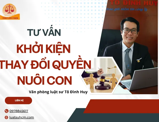 Tư vấn khởi kiện thay đổi quyền nuôi con