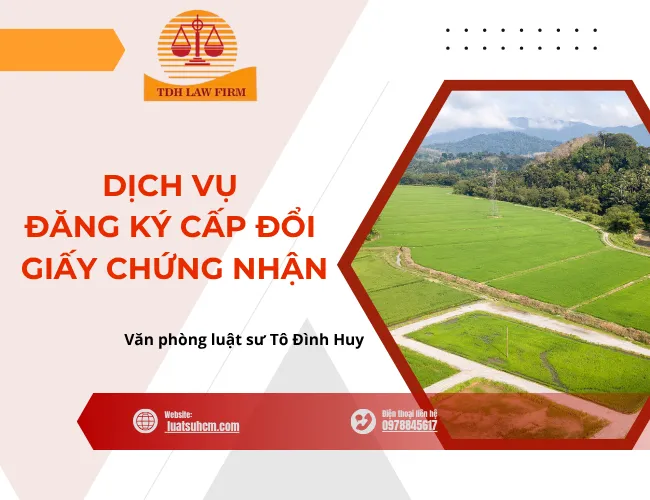 dịch vụ đăng ký cấp đổi GCN