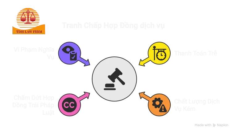 Tranh chấp hợp đồng dịch vụ