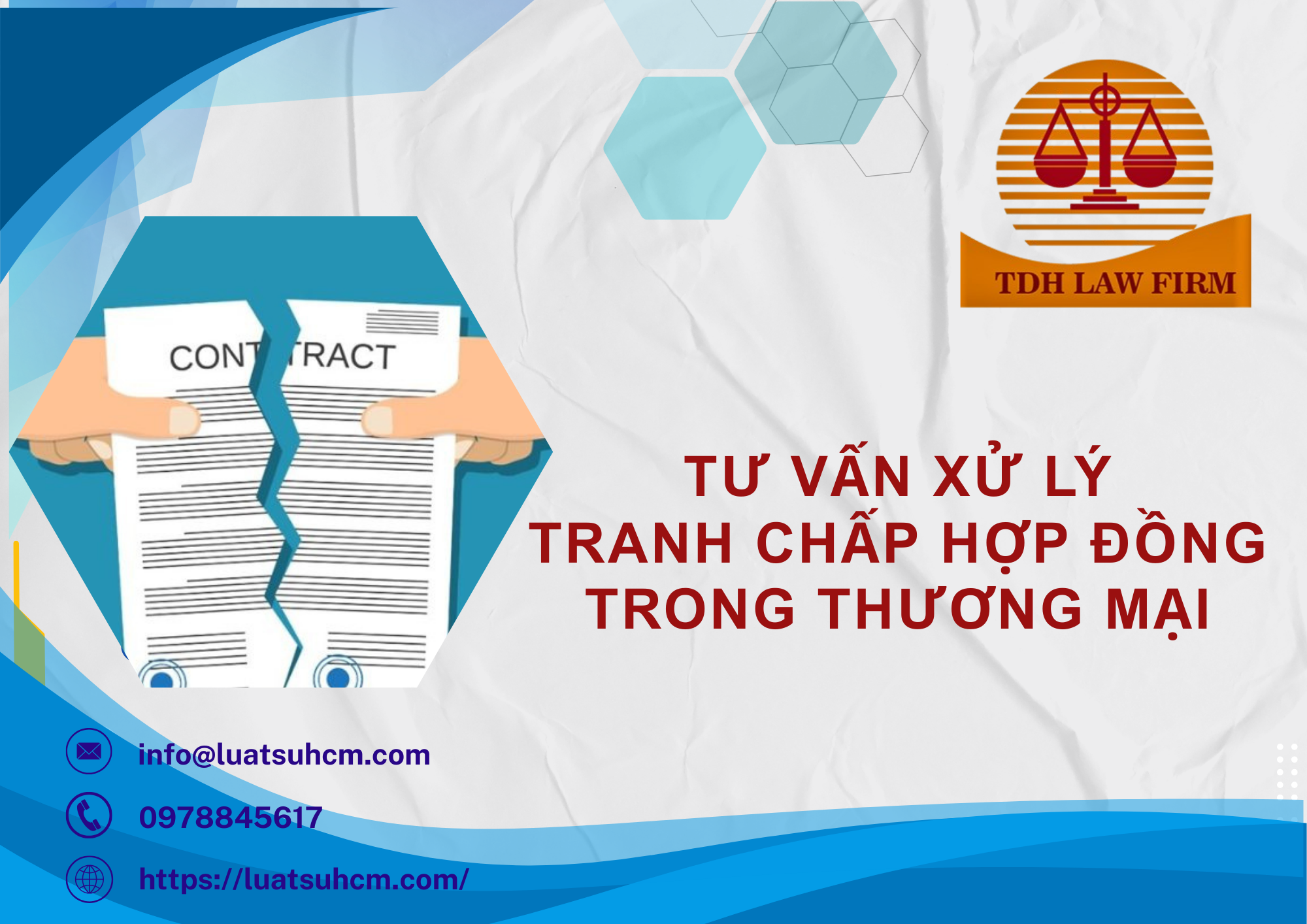 Tư vấn xử lý tranh chấp hợp đồng trong thương mại