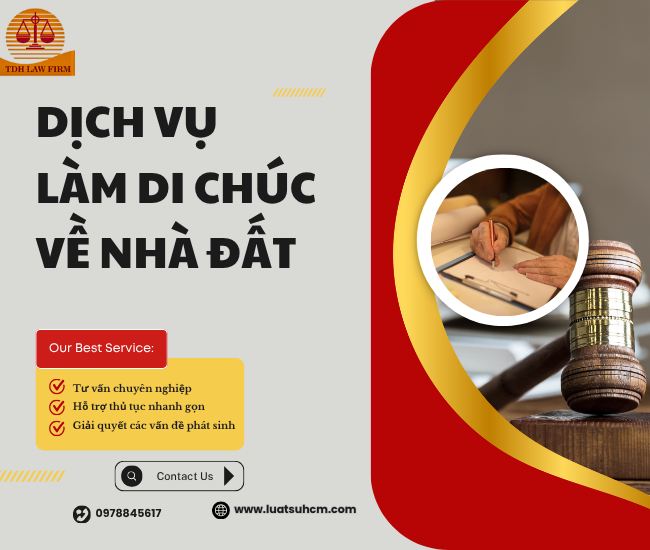 Dịch vụ làm di chúc về nhà đất