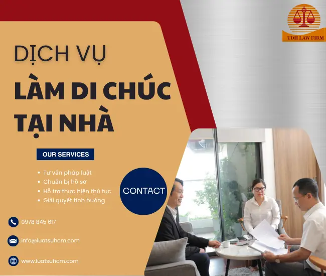 Dịch vụ soạn thảo, làm di chúc tại nhà
