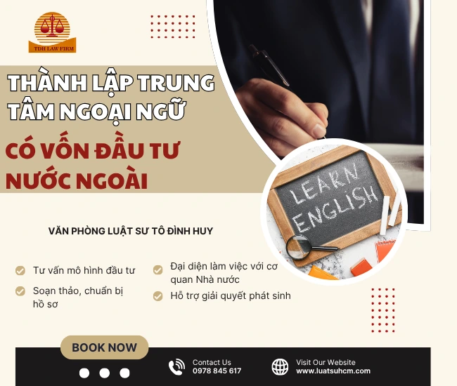 Tư vấn thành lập trung tâm ngoại ngữ có vốn đầu tư nước ngoài