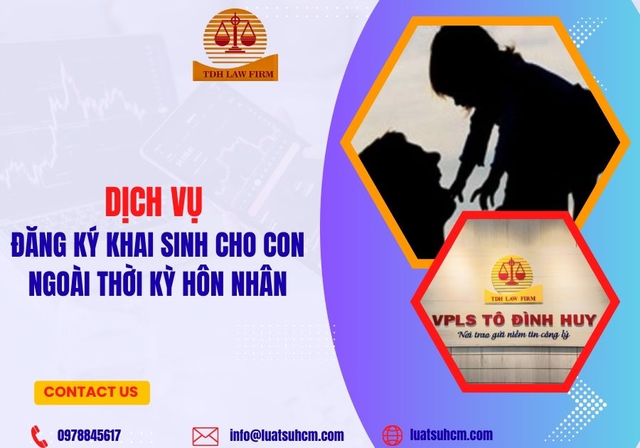 Dịch vụ đăng ký khai sinh cho con ngoài thời kỳ hôn nhân