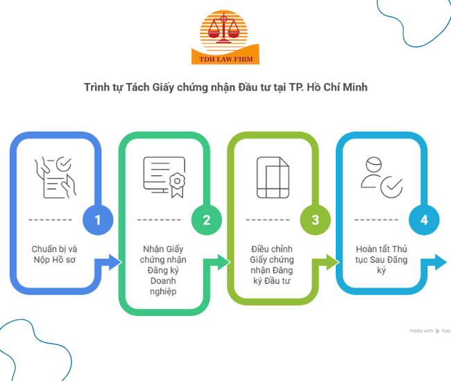 Tư vấn tách giấy chứng nhận đầu tư tại Tp.Hồ Chí Minh