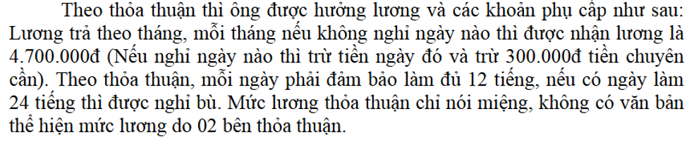 Hình 3: Bản án số 01/2022/LĐ-ST