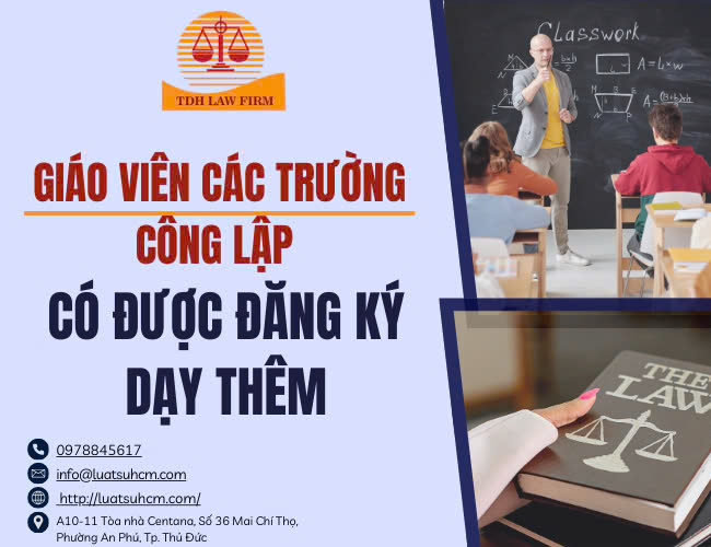 Giao vien truong cong co dang ky day them
