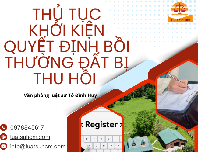 Thủ tục khởi kiện quyết định bồi thường đất bị thu hồi